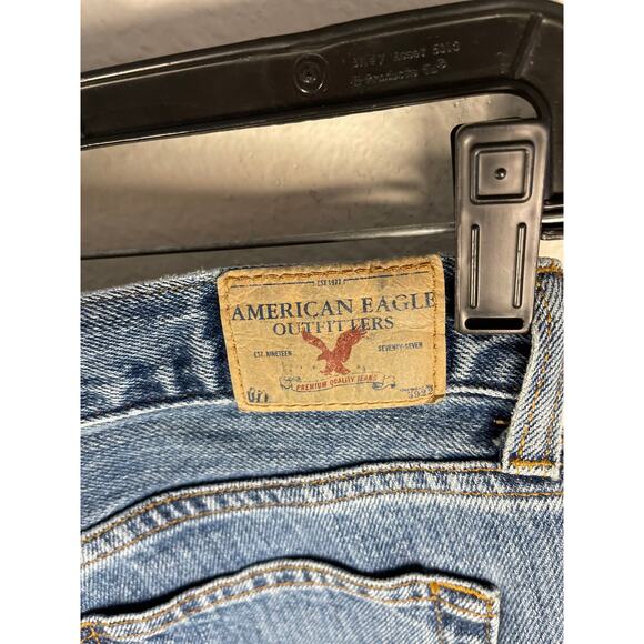 Vintage Y2K American Eagle Jeans Hipster Size 4P Size 4 Western Ultra Low Cut - Picture 8 of 8
